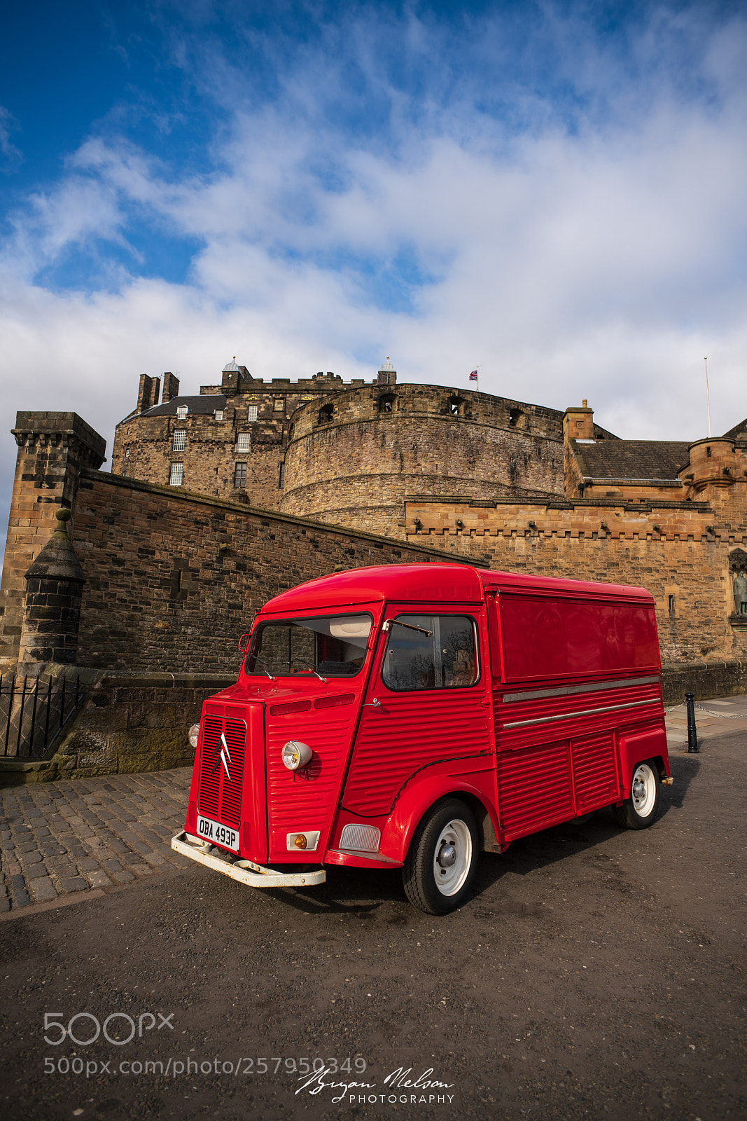 Sony a7R II sample photo. Edinburgh castle photography