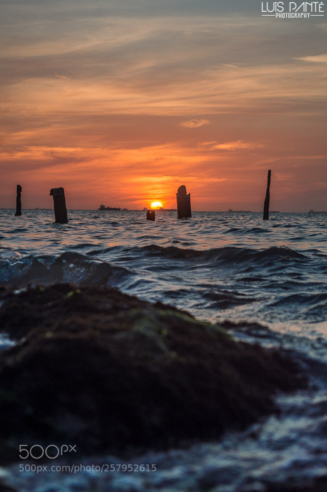 Nikon D3200 sample photo. Sunset ocean photography