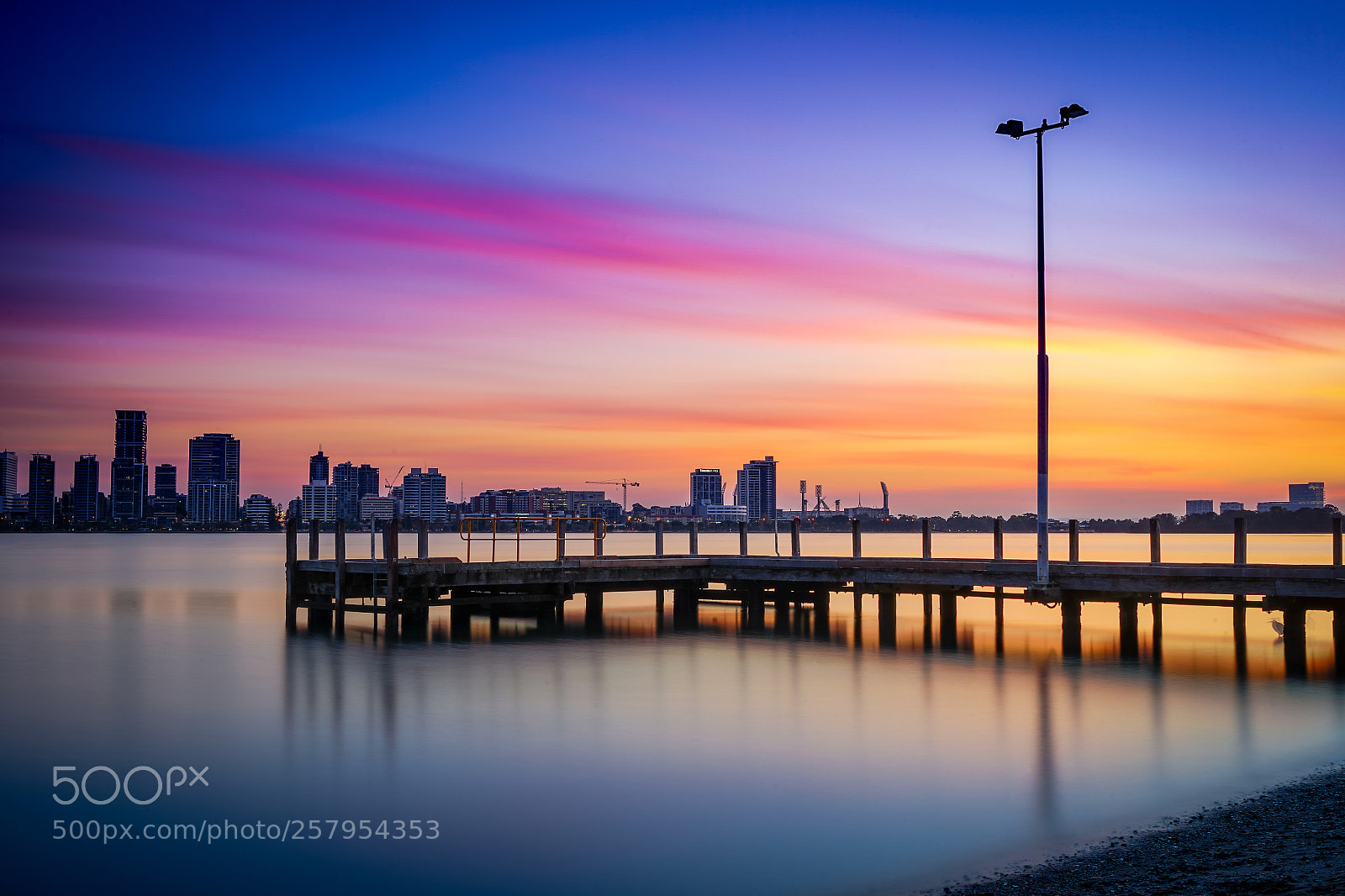 Sony a7 II sample photo. Vivid sunrise, south perth photography