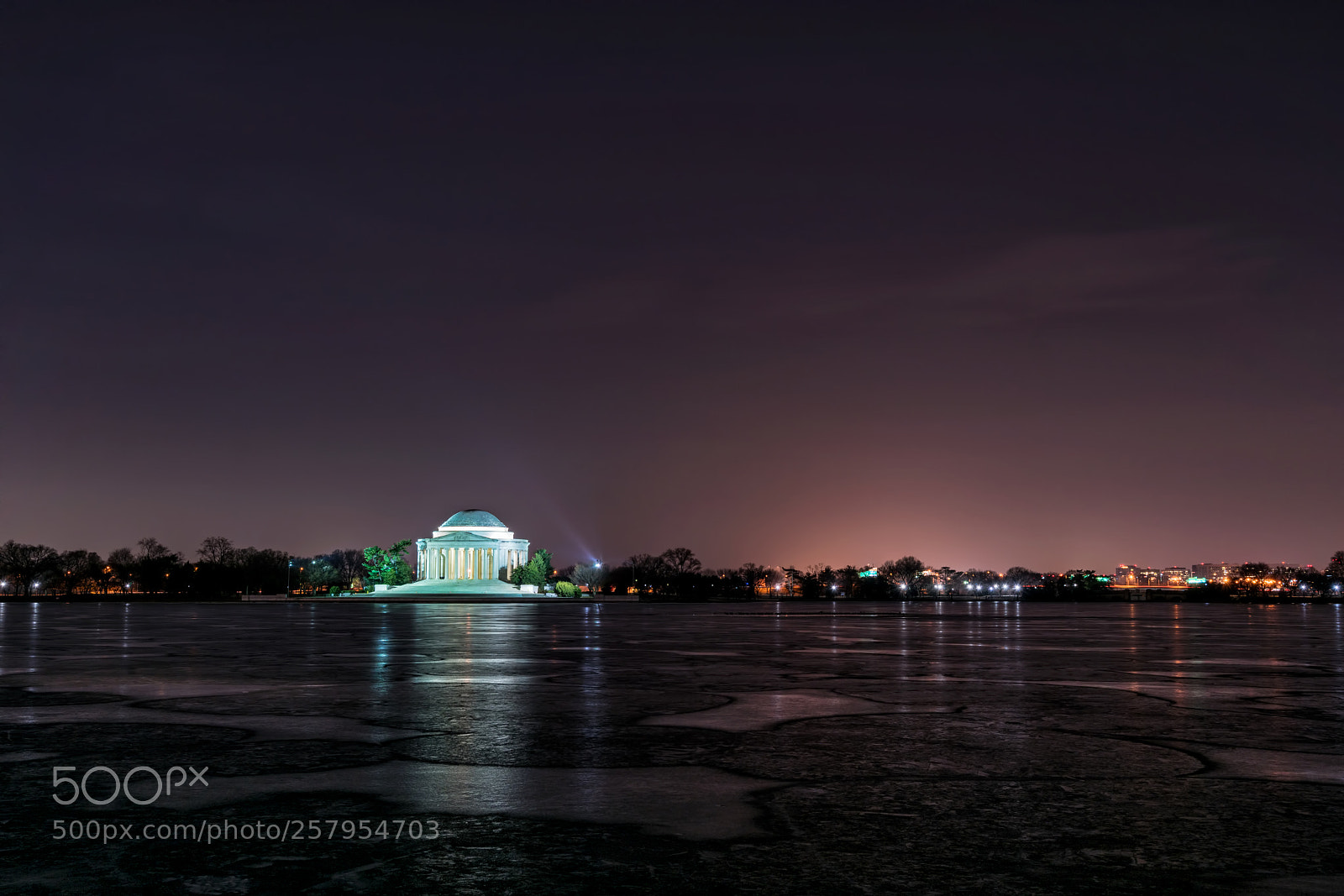 Sony a7R II sample photo. Frozen tidal basin and photography