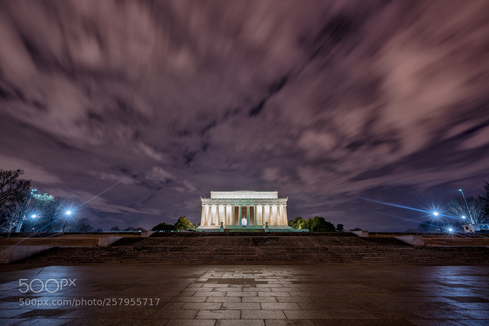 Sony a7R II sample photo. Lincoln memorial dramatic sky photography
