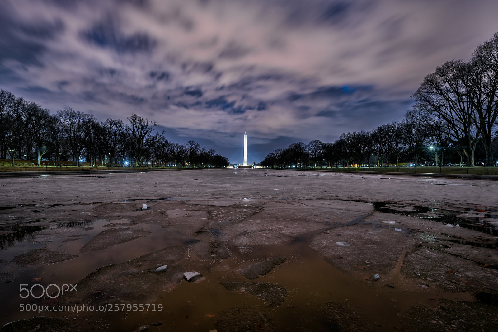 Sony a7R II sample photo. Frozen reflecting pool photography