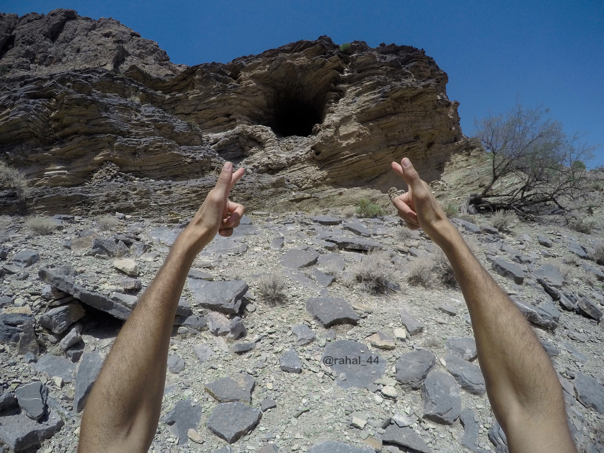 GoPro HERO4 Silver sample photo. To the cave photography
