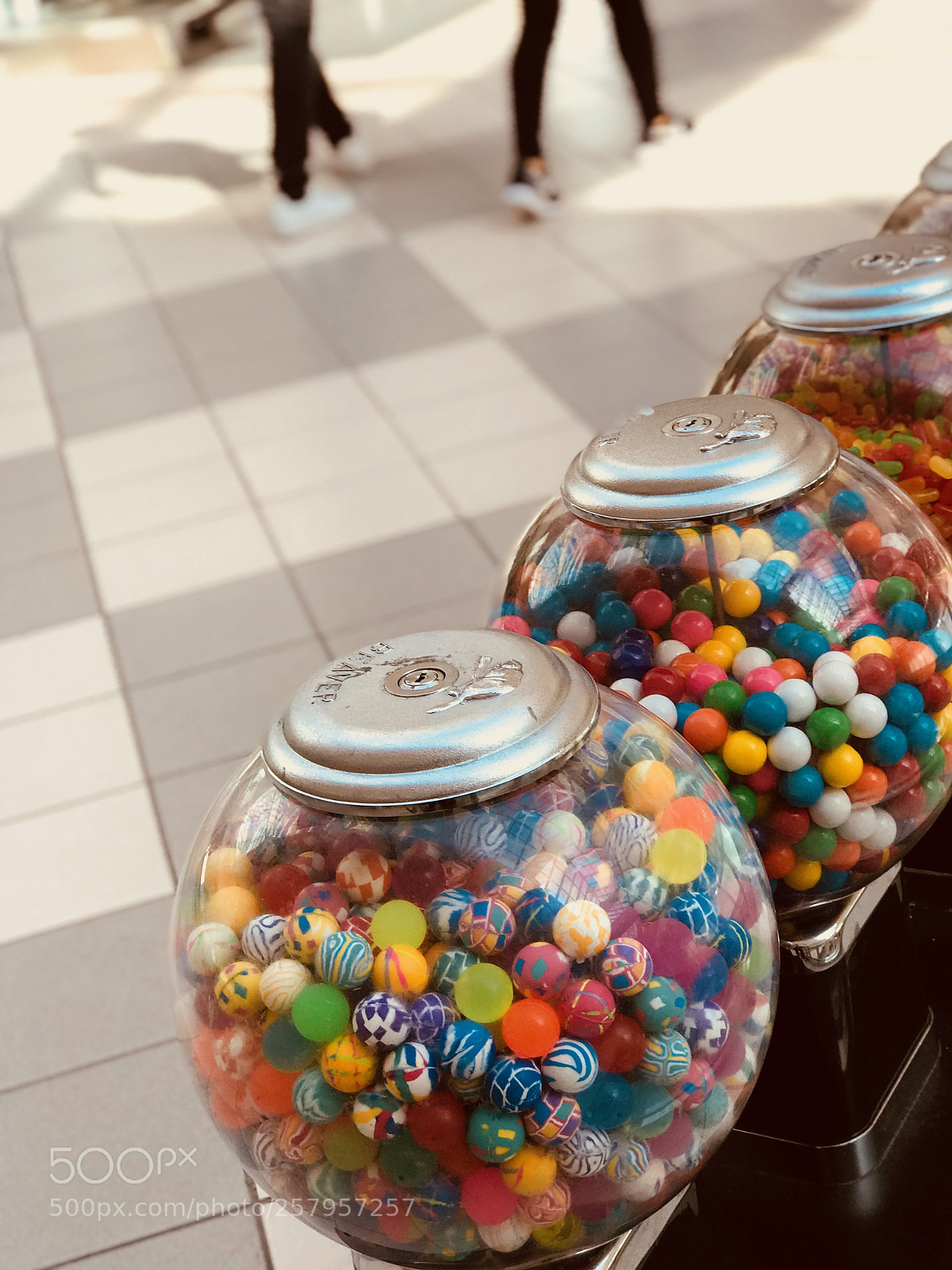 Apple iPhone 7 Plus sample photo. Gum ball machines photography