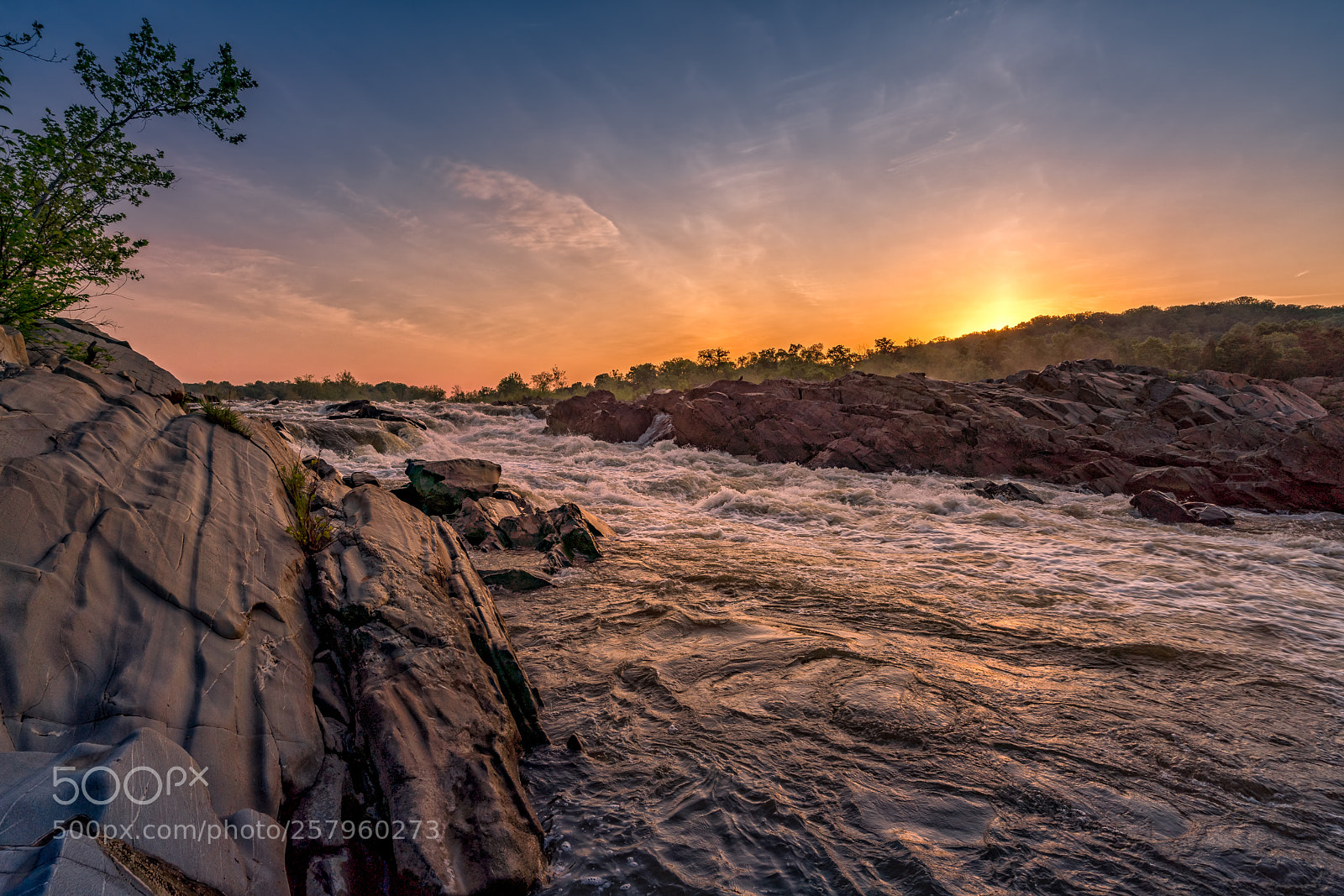 Sony a7R III sample photo. Sunrise above great falls photography