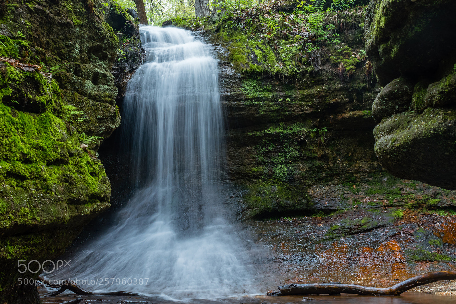Nikon D5500 sample photo. Etheral spring waterfall photography