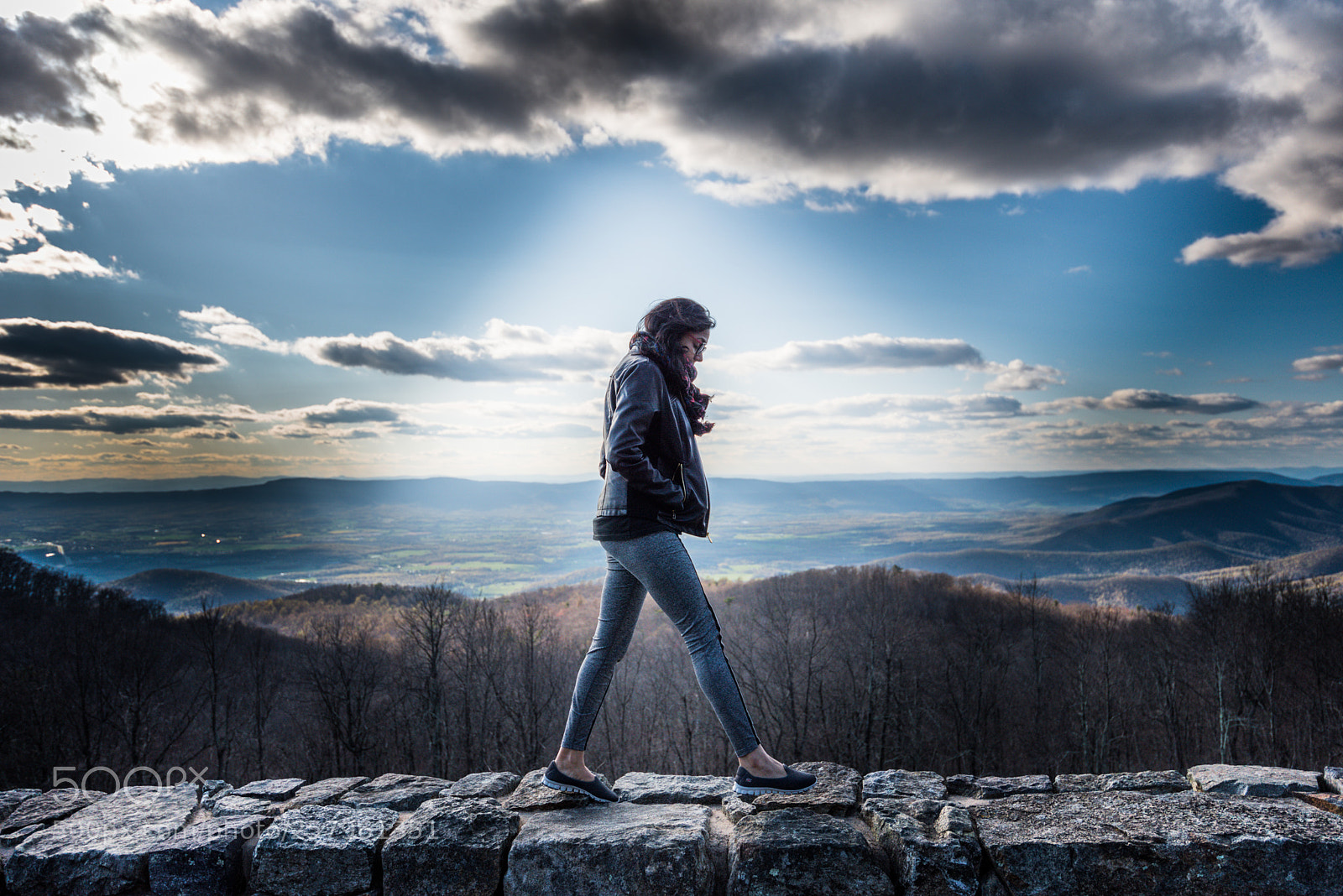Nikon D750 sample photo. Skyline drive photography