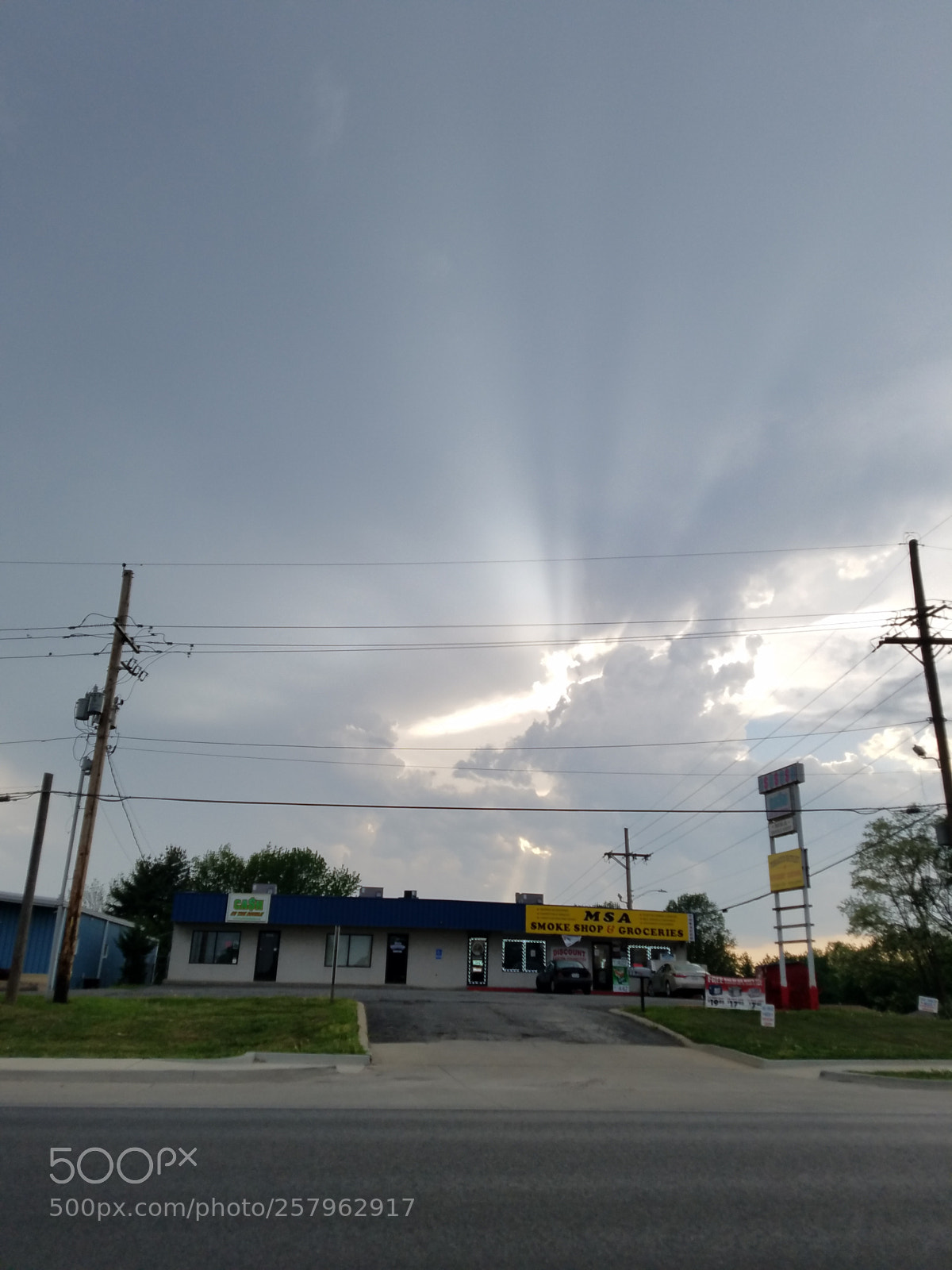 Samsung Galaxy S7 sample photo. Storm building photography