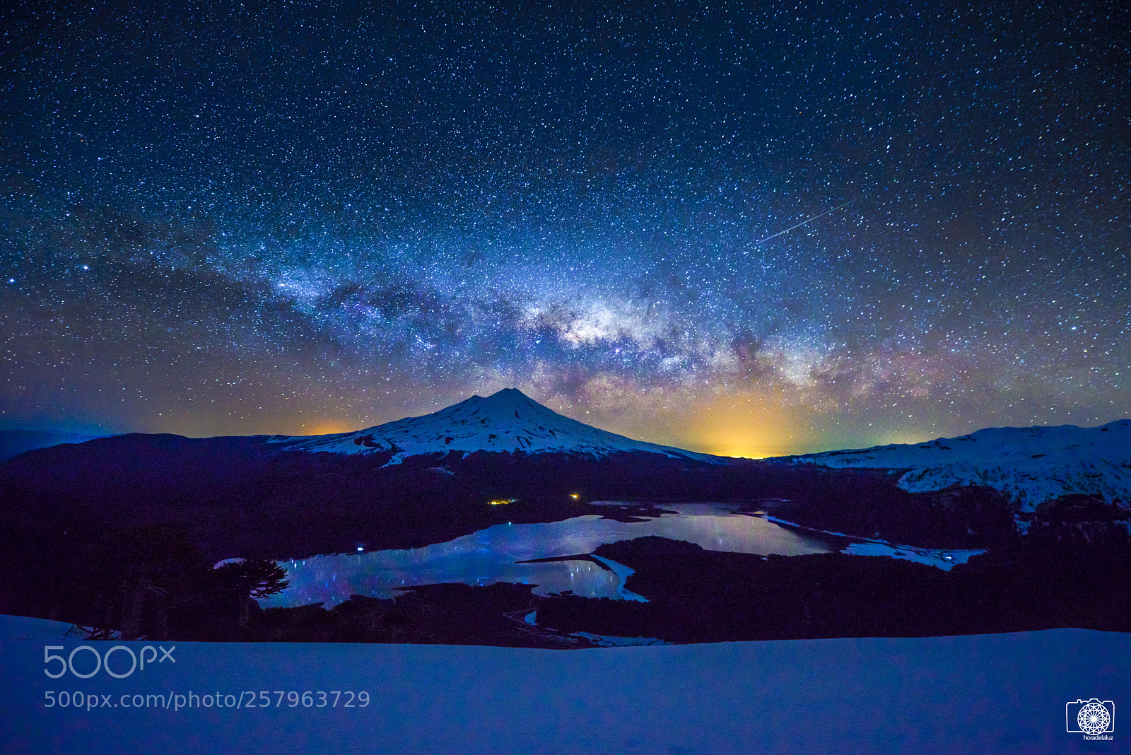 Nikon D800 sample photo. Am noche conguillio sierranevada photography