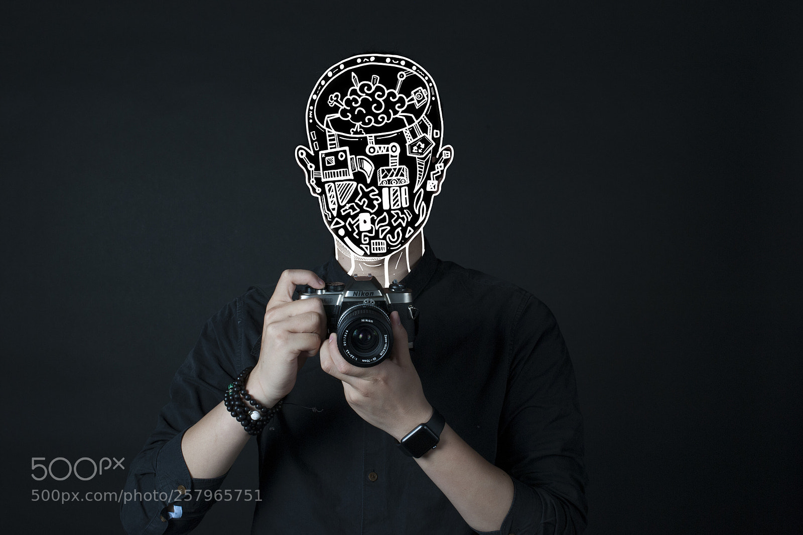 Nikon D700 sample photo. Self. photography
