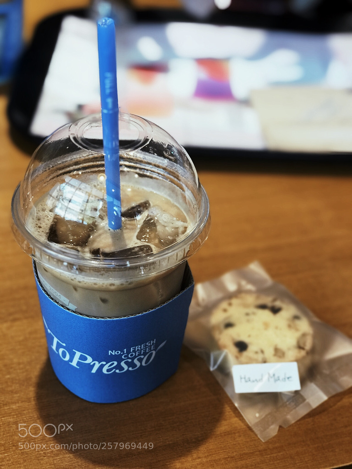 Apple iPhone 7 Plus sample photo. Ice latte  photography