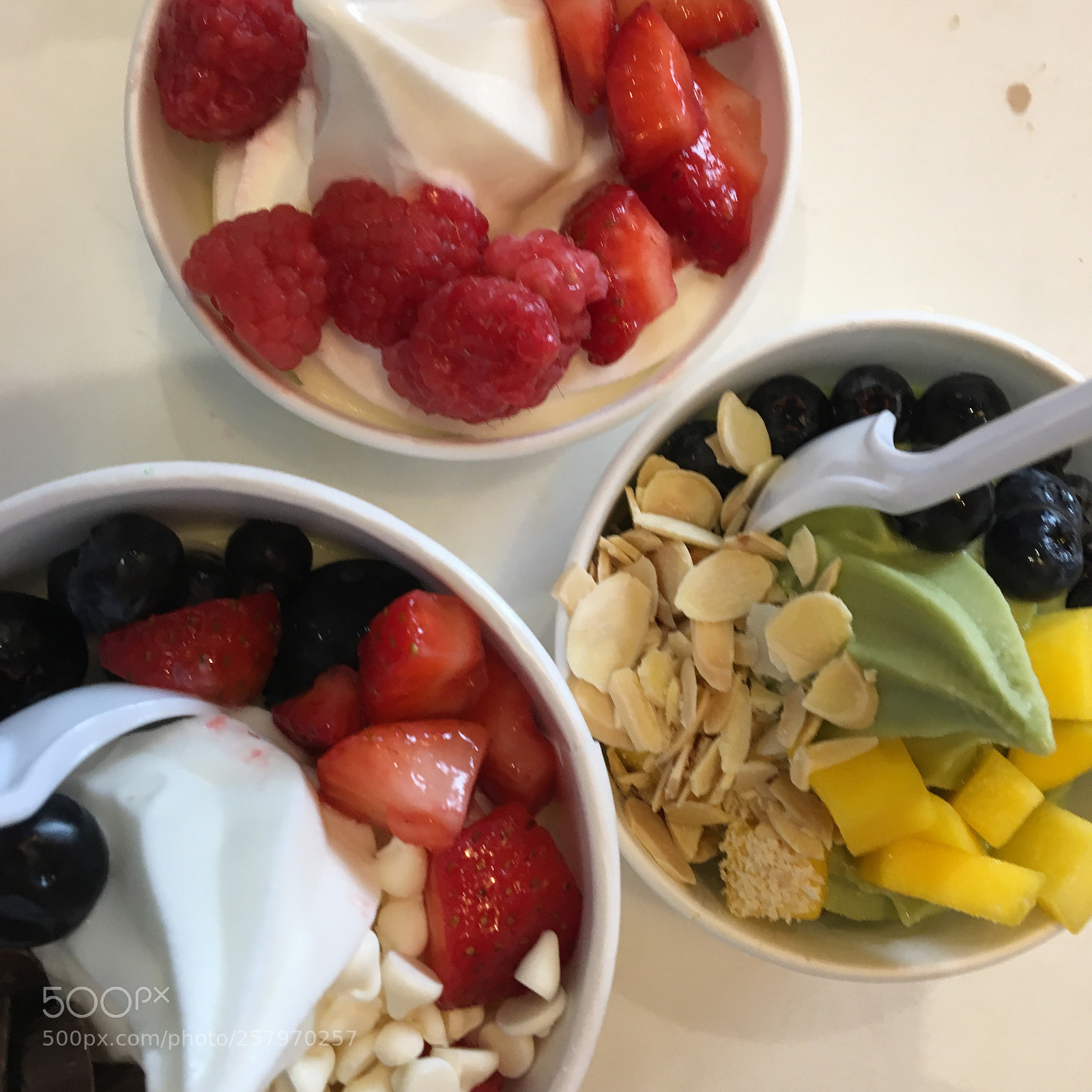 Apple iPhone 6s sample photo. Ice cream with fruits photography
