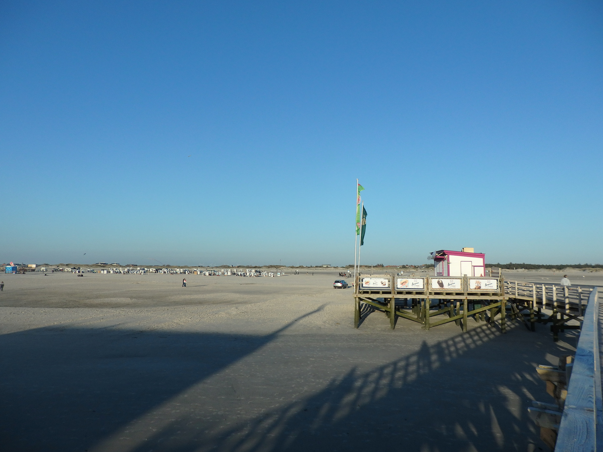 Olympus SH-2 sample photo. Blue sky empty beach spo photography