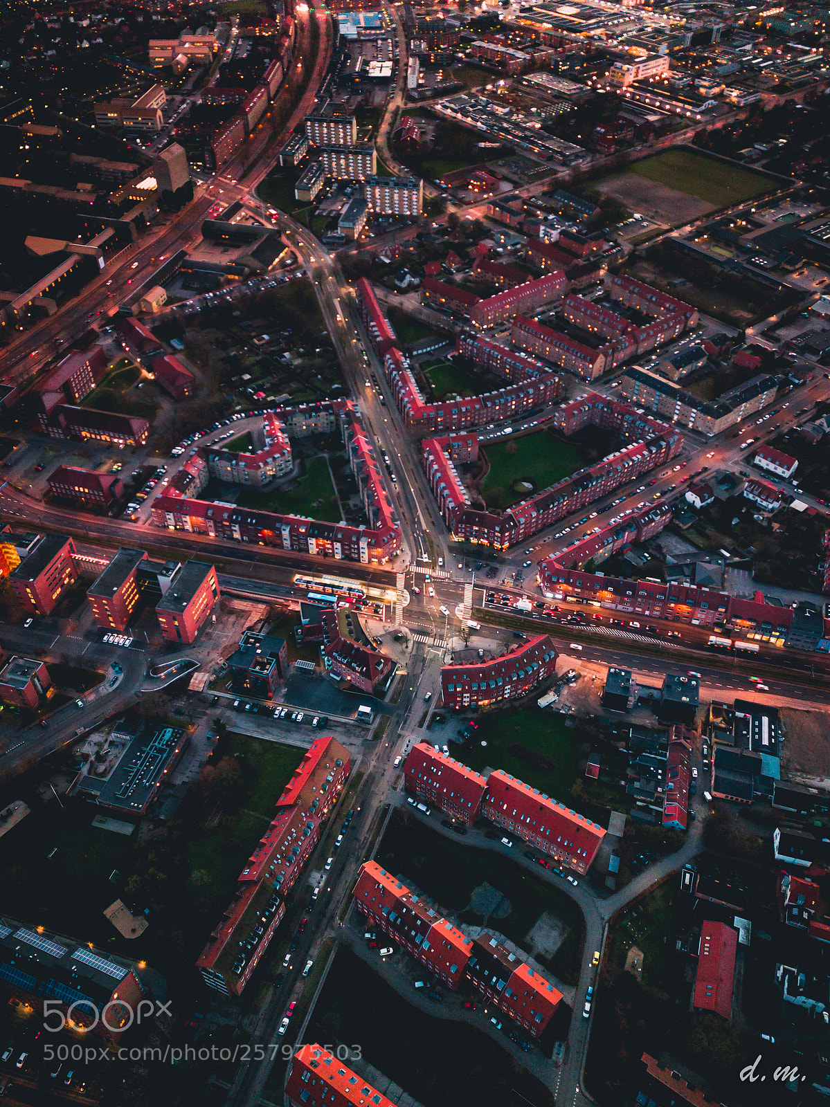 DJI FC220 sample photo. Looking down into an photography
