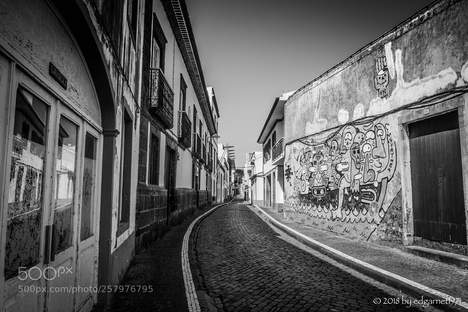 Canon EOS 70D sample photo. Street of ponta delgada photography