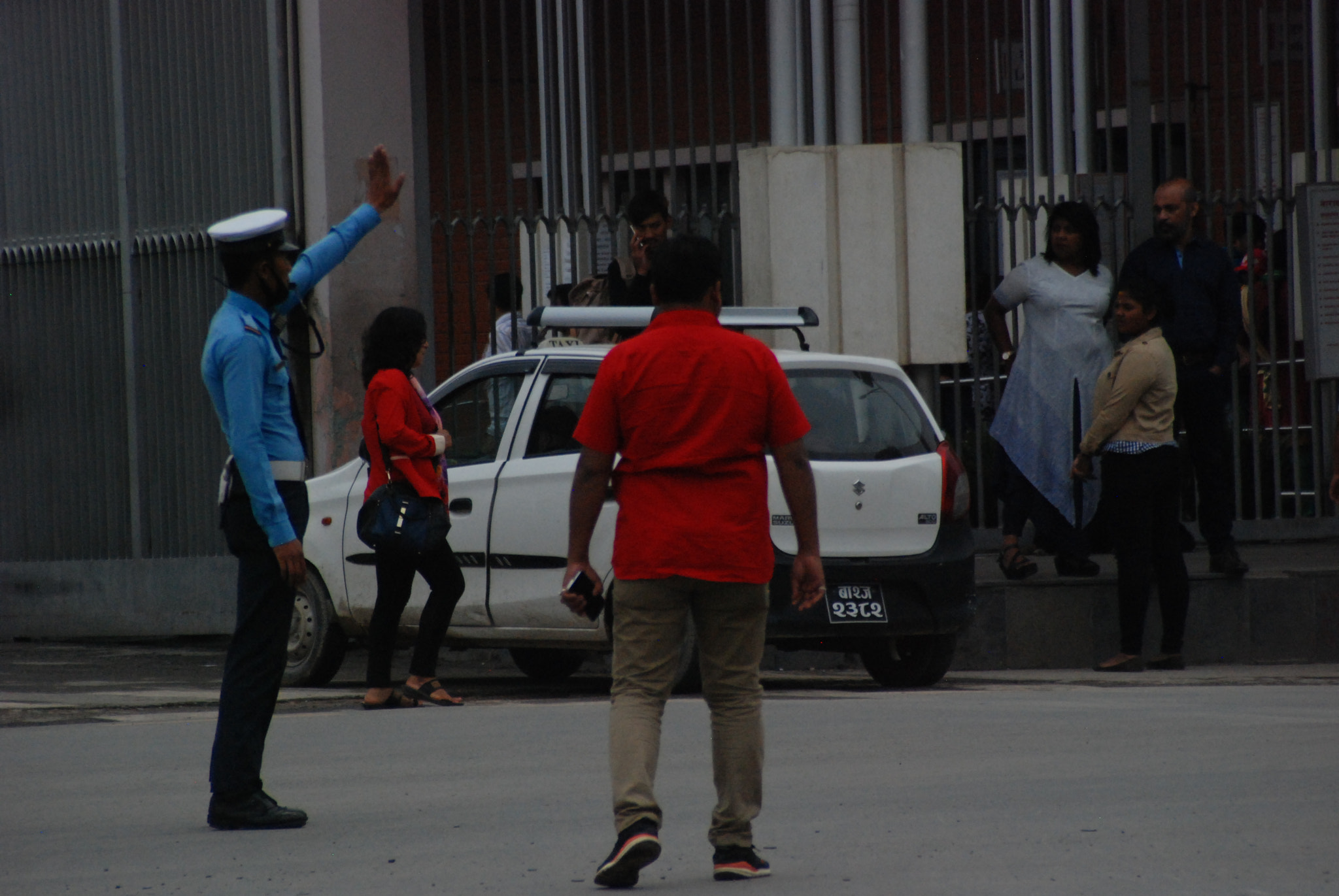 Nikon D80 sample photo. Officers at durbar marg photography