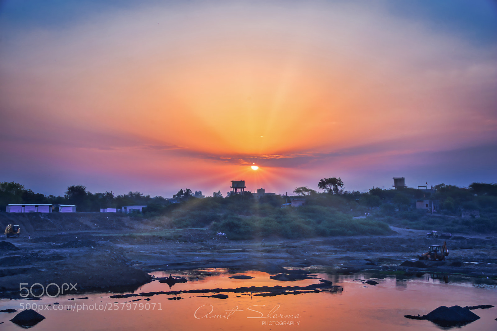 Nikon D750 sample photo. Sunrise from daund photography