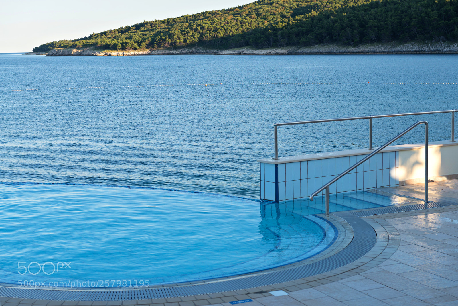 Nikon D610 sample photo. Infinity pool and mountains photography