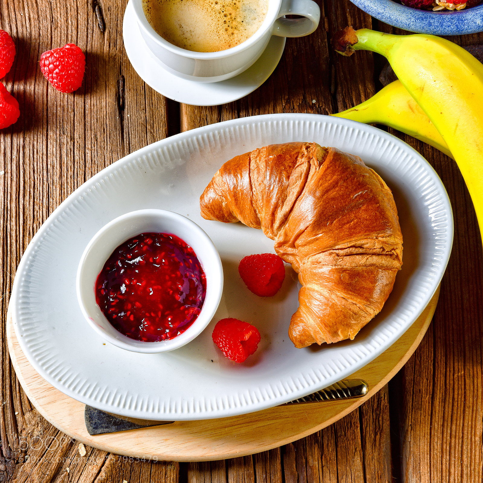 Nikon D810 sample photo. Delicious croissant breakfast photography