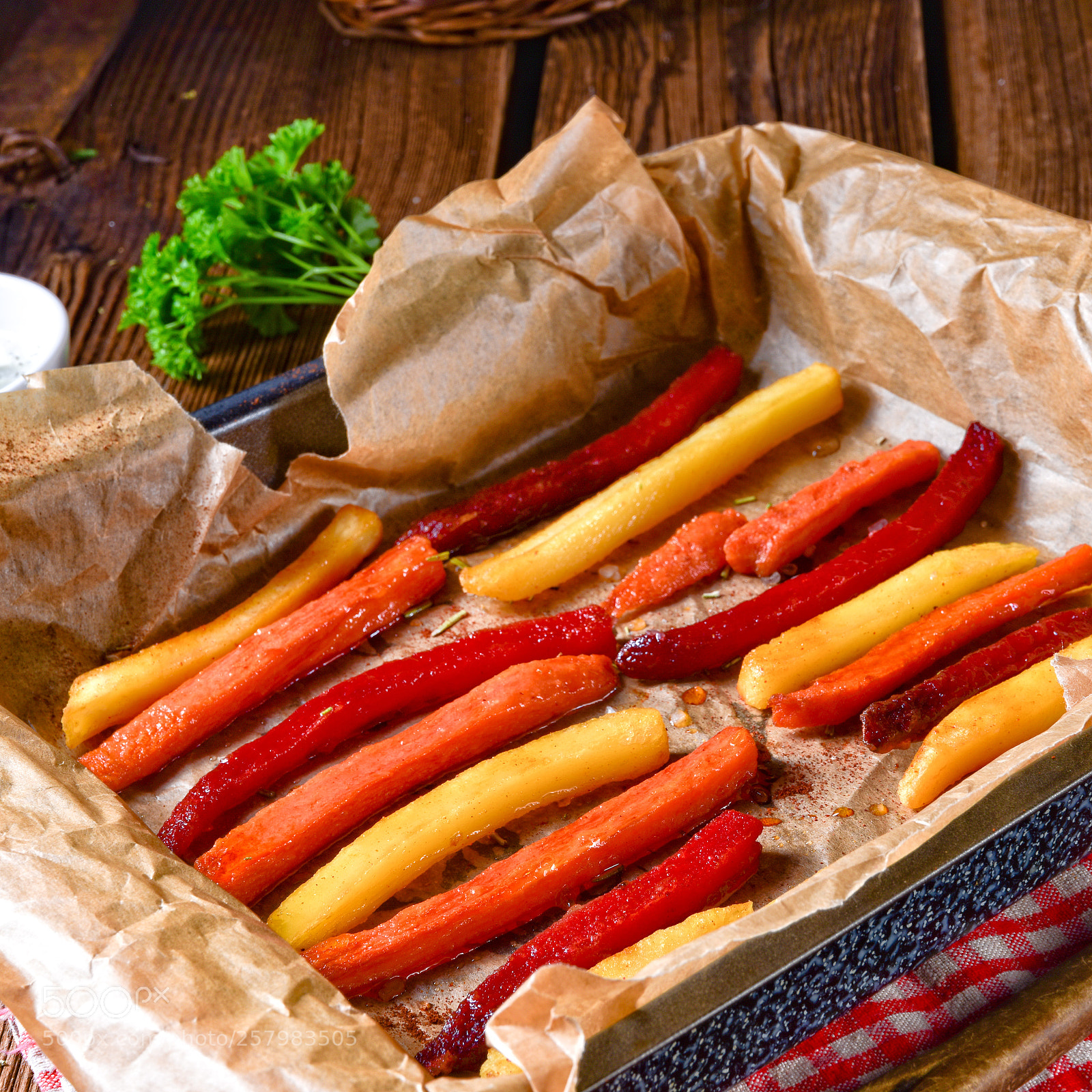 Nikon D810 sample photo. Colorful vegetable fries from photography