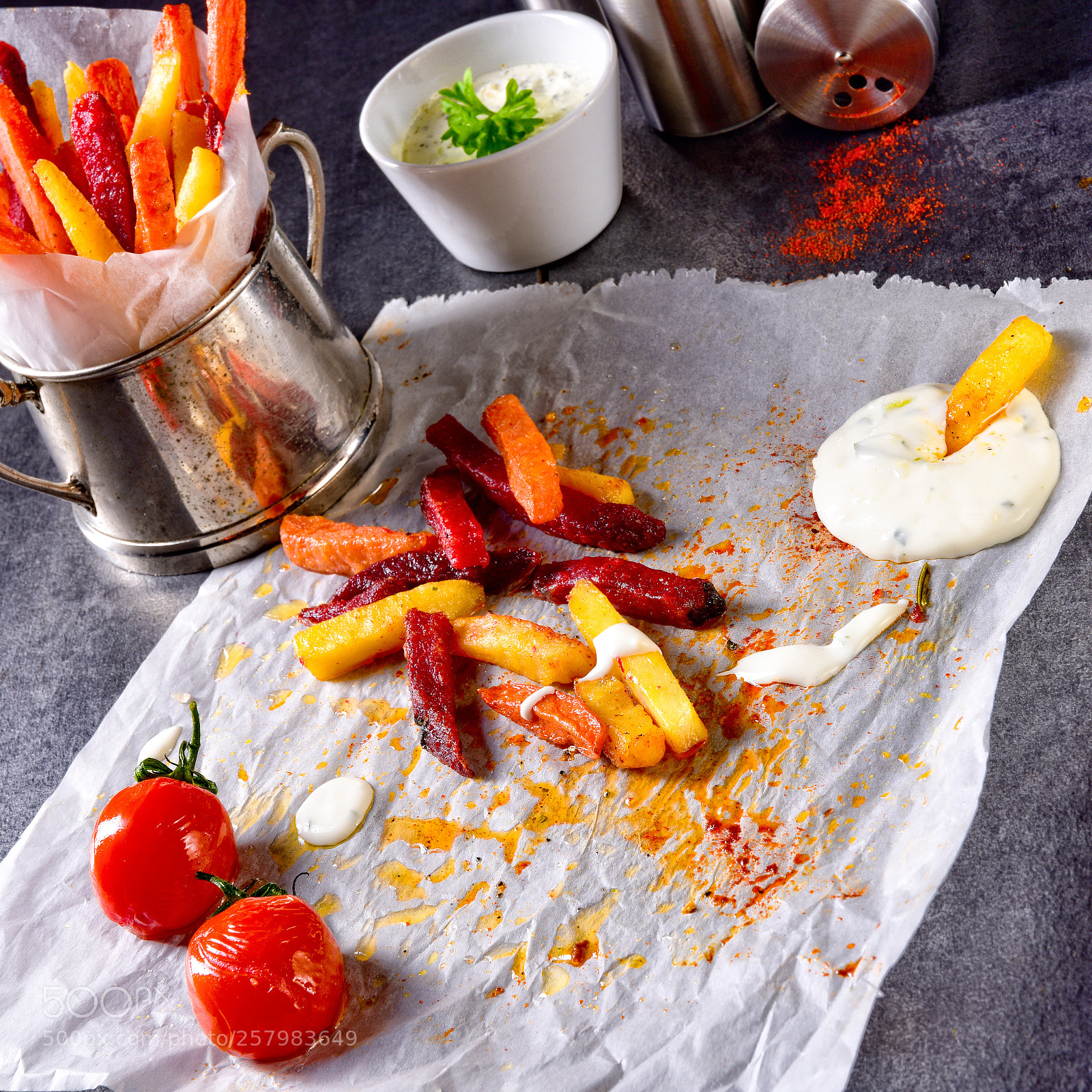 Nikon D810 sample photo. Vegetable french fries with photography