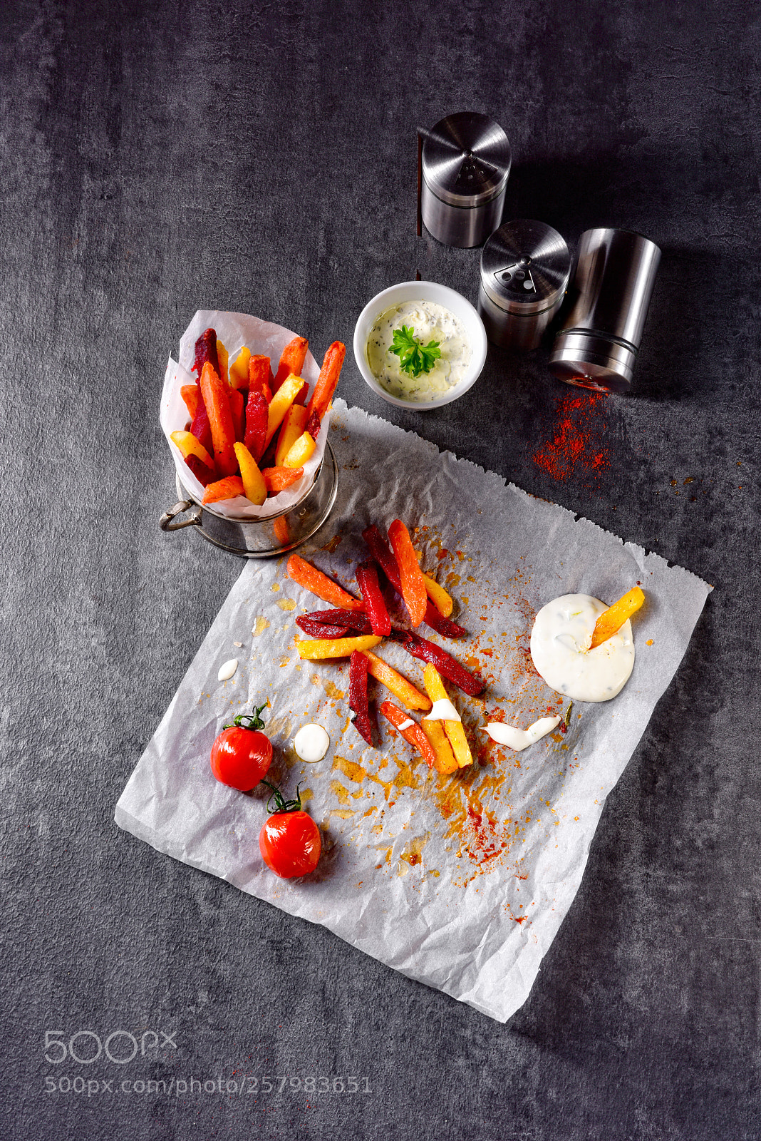 Nikon D810 sample photo. Vegetable french fries with photography