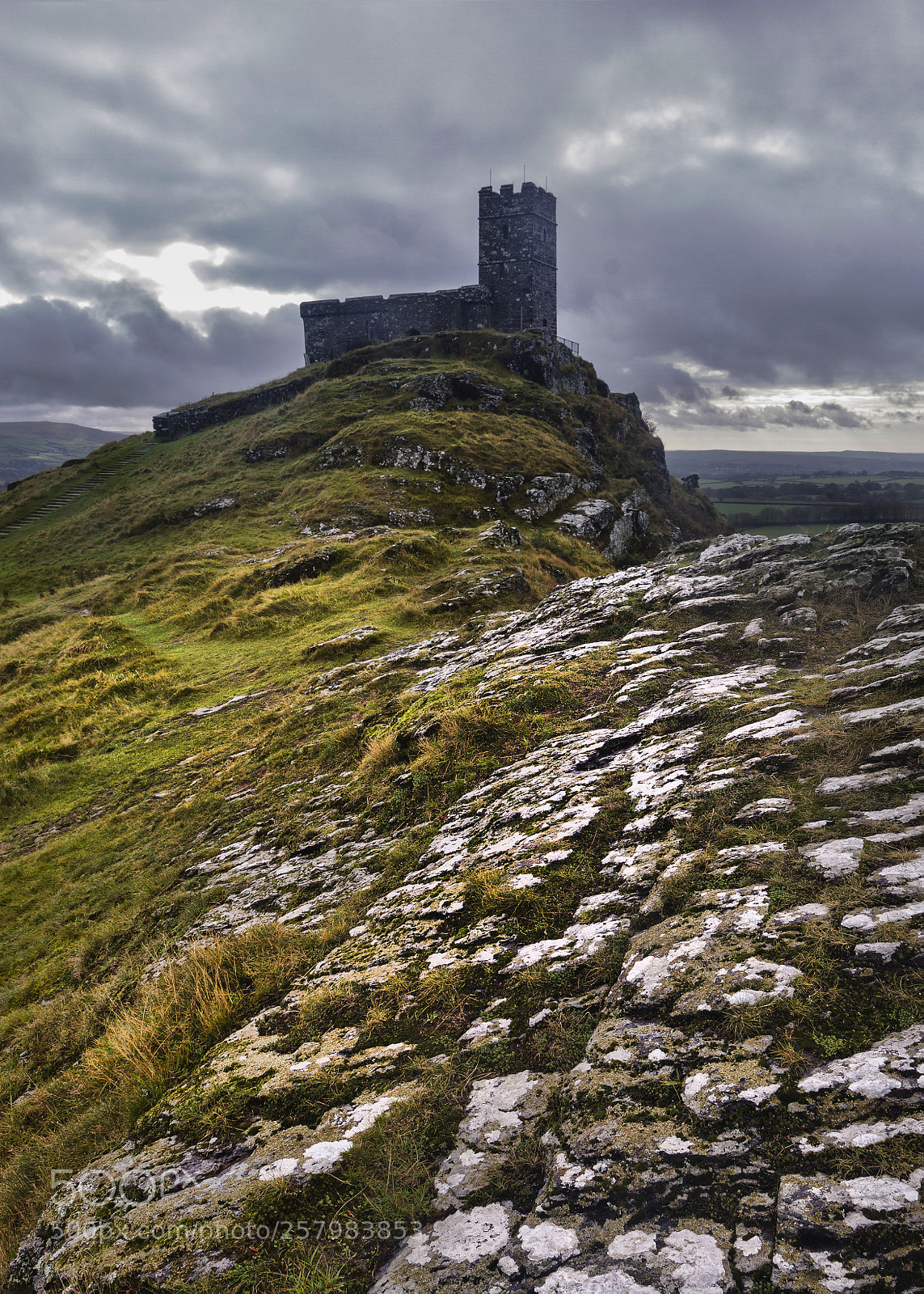 Canon EOS 7D sample photo. Brentor church dartmoor in photography