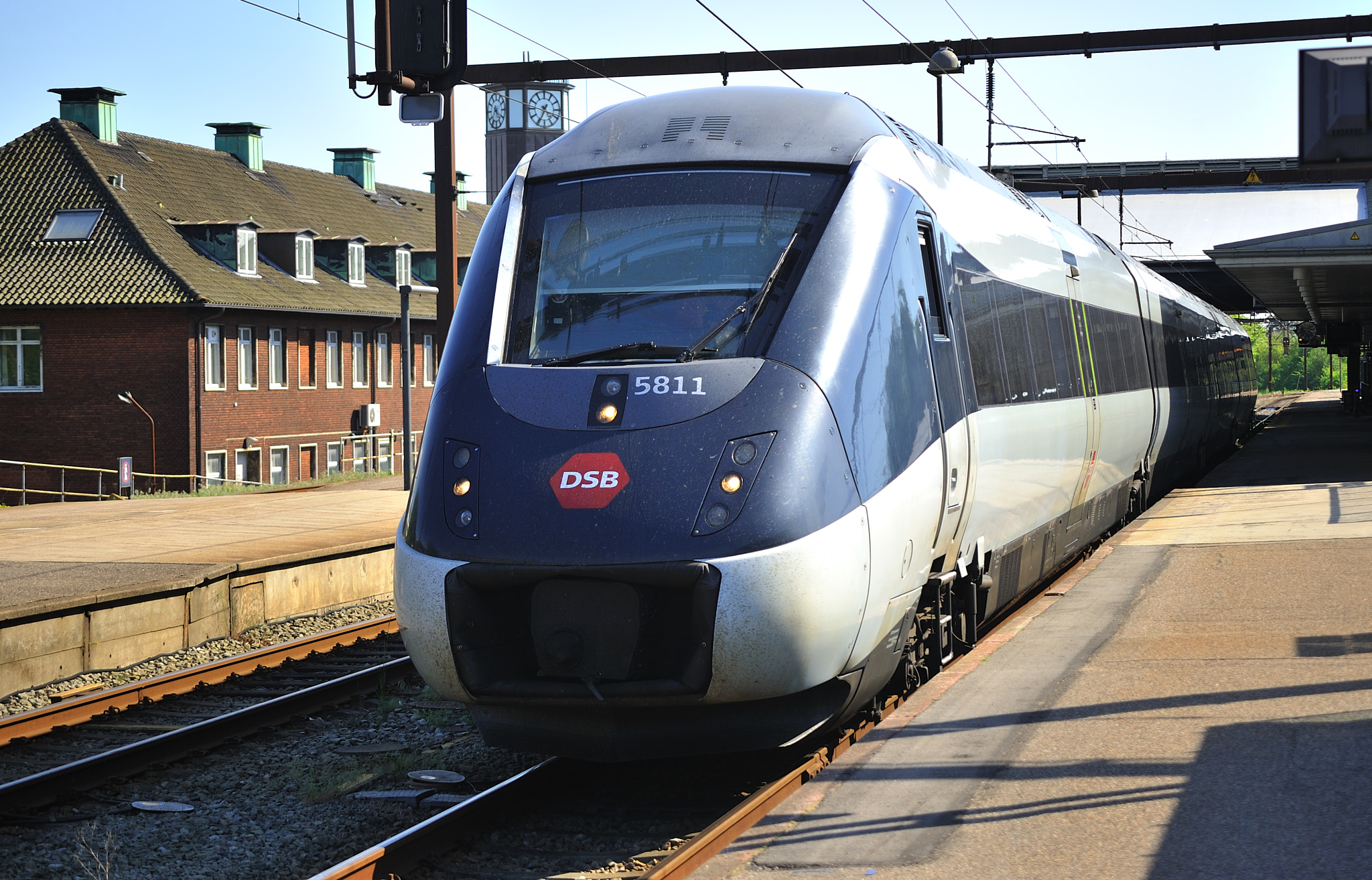 Nikon D3 sample photo. Danish ic4 train photography