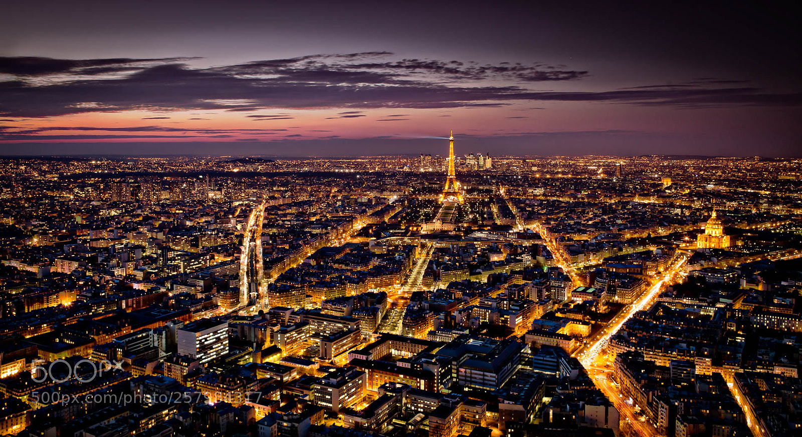 Canon EOS 5D Mark II sample photo. Paris vue du ciel photography