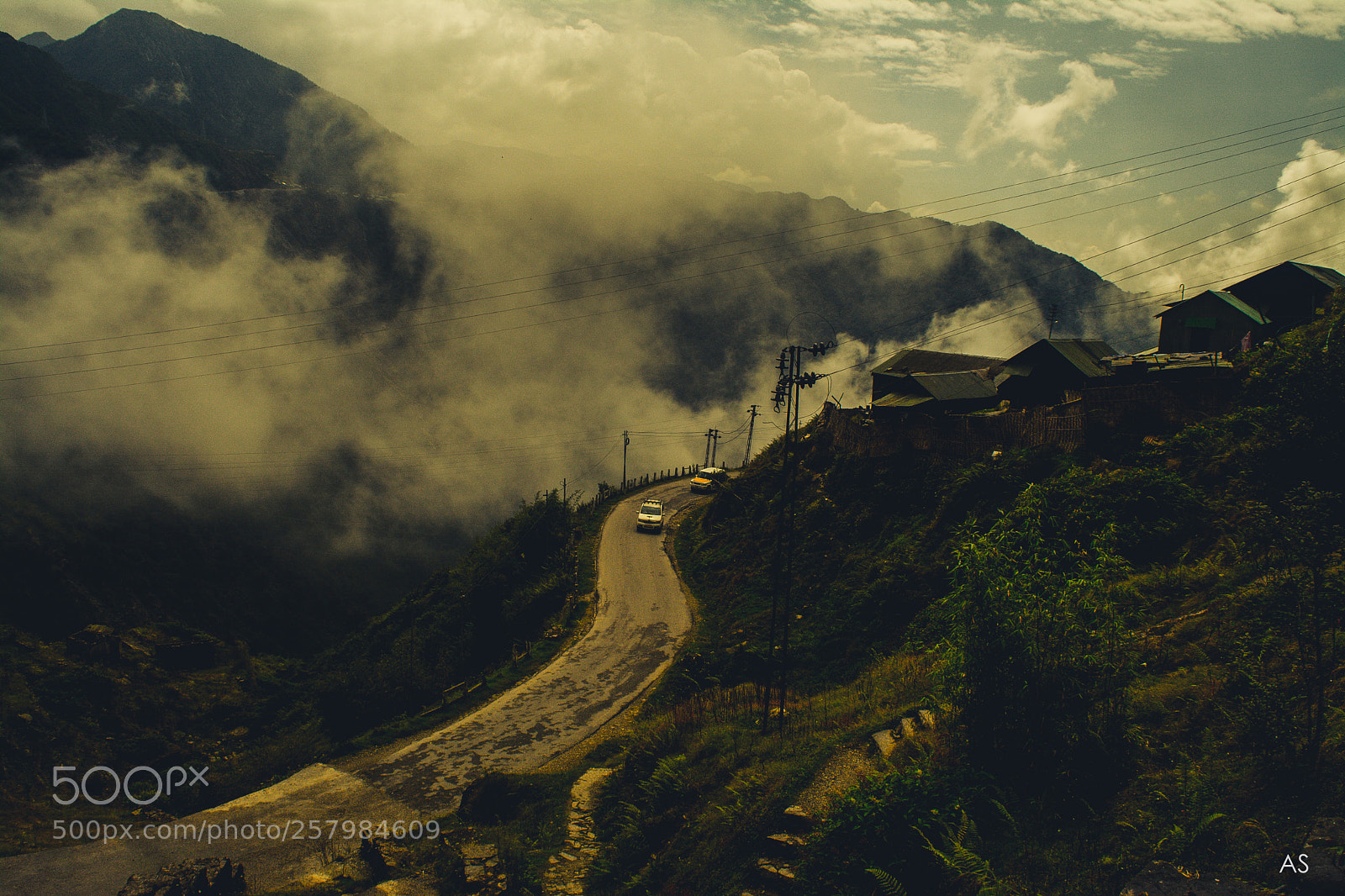 Nikon D5200 sample photo. Mountain road photography