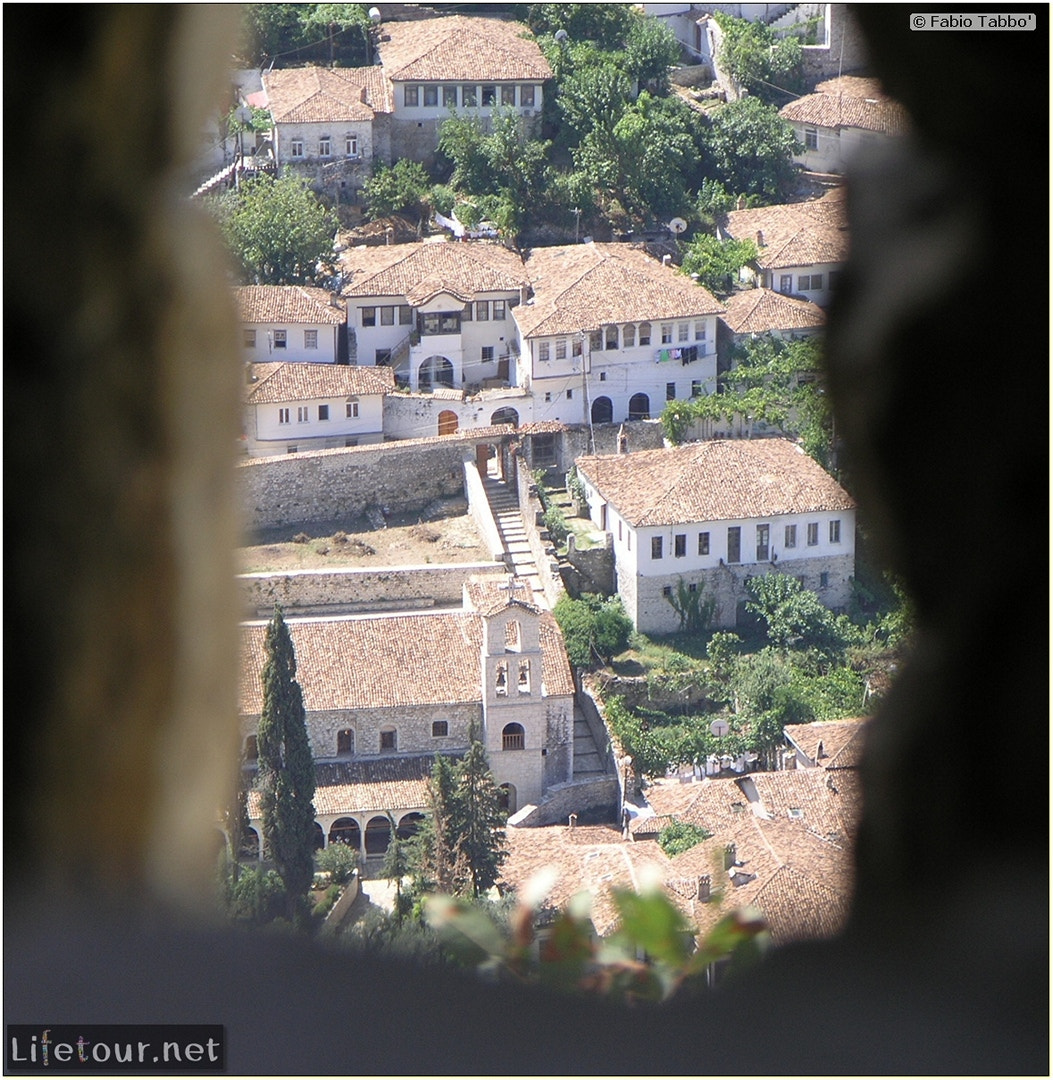 Olympus C8080WZ sample photo. Berat castle albania photography