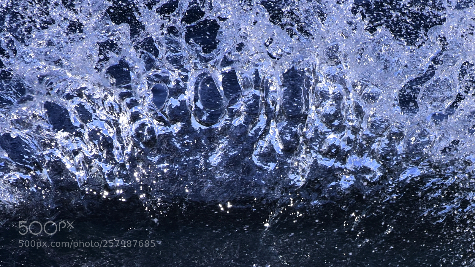 Nikon D810 sample photo. Backwash blue photography
