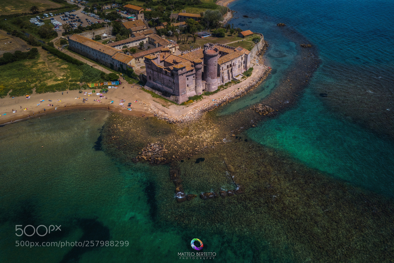 DJI FC220 sample photo. Castello di santa severa photography