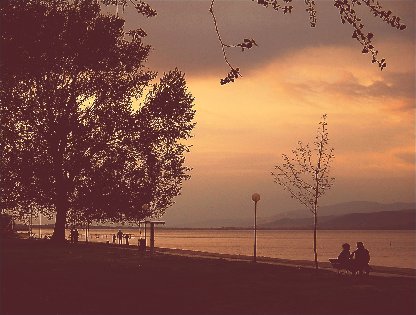 Nikon Coolpix L19 sample photo. Trasimeno - evening. photography