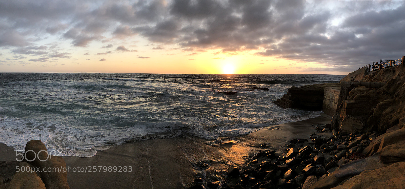 Apple iPhone X sample photo. Sunset at la jolla photography