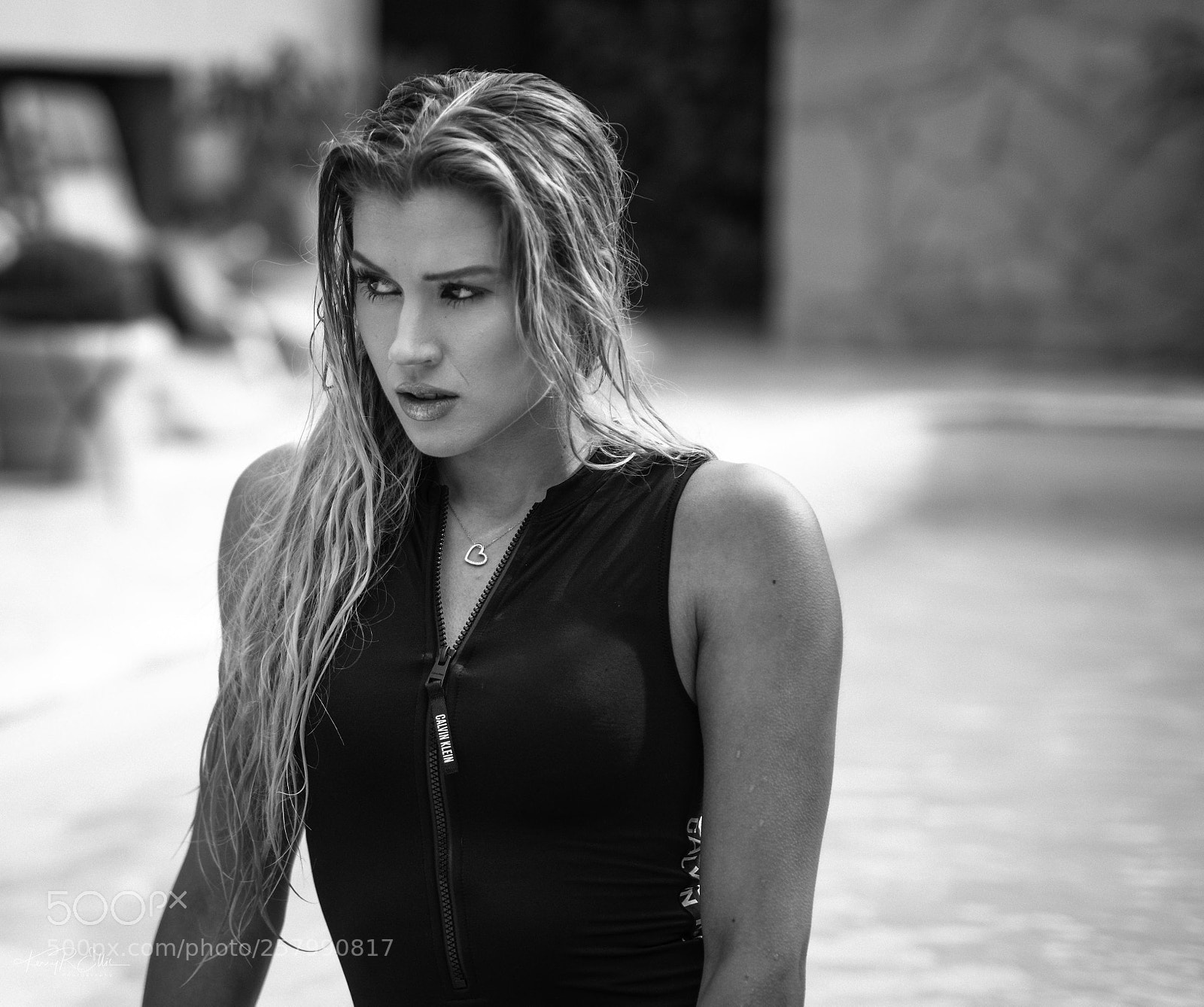 Nikon D810 sample photo. Jasmine in b&w photography