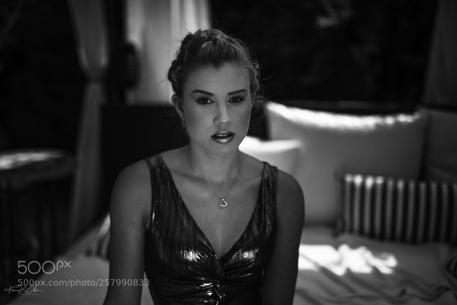 Nikon D810 sample photo. Jasmine in b&w 2 photography