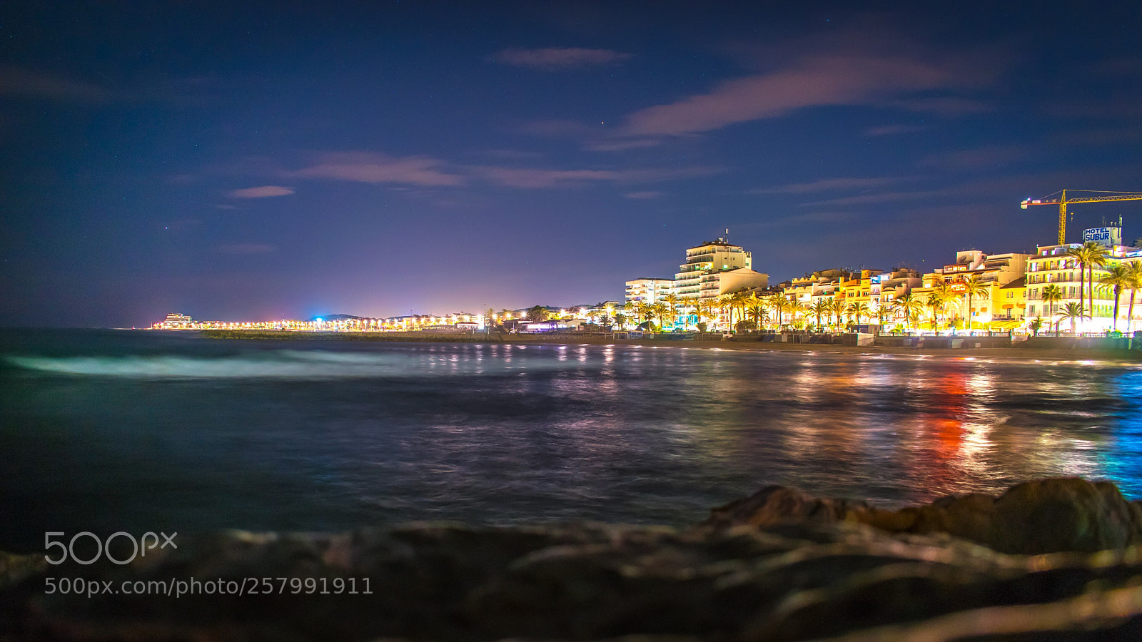 Nikon D3300 sample photo. Seaside at night  photography