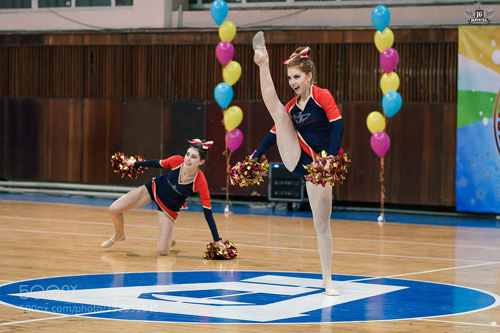 Canon EOS 600D (Rebel EOS T3i / EOS Kiss X5) sample photo. City cheerleading championship photography