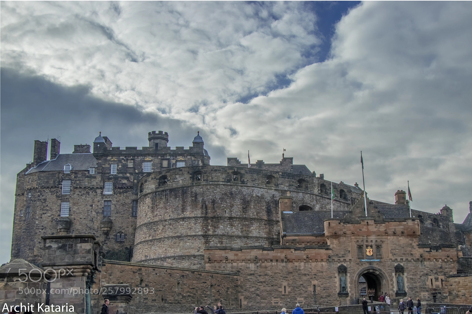 Canon EOS 80D sample photo. Edinburgh castle photography