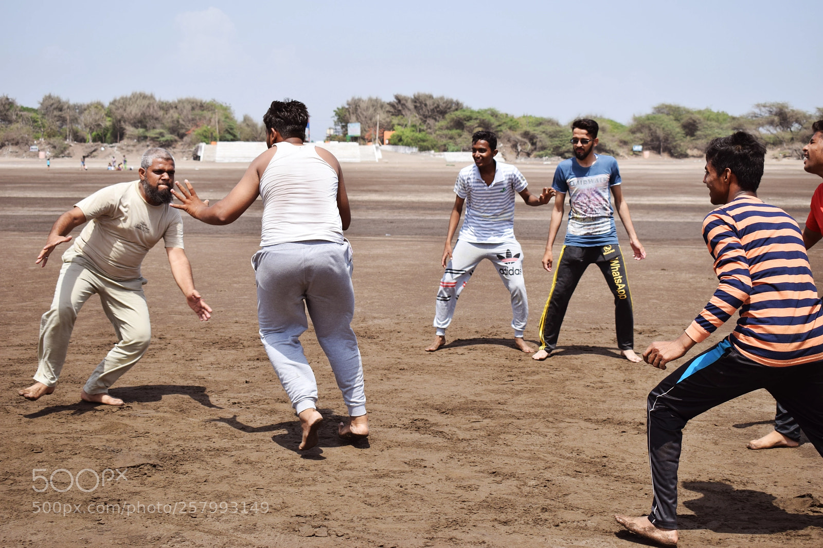 Nikon D5300 sample photo. Kabaddi at beach photography