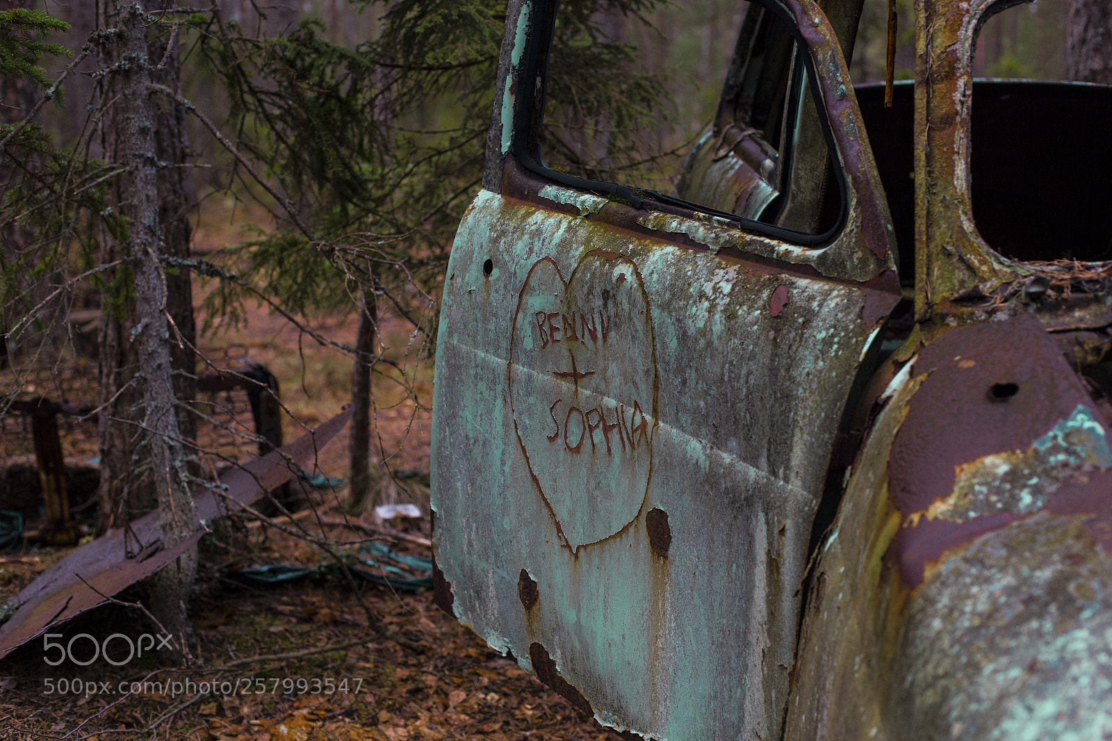 Canon EOS 6D sample photo. Abandoned car photography