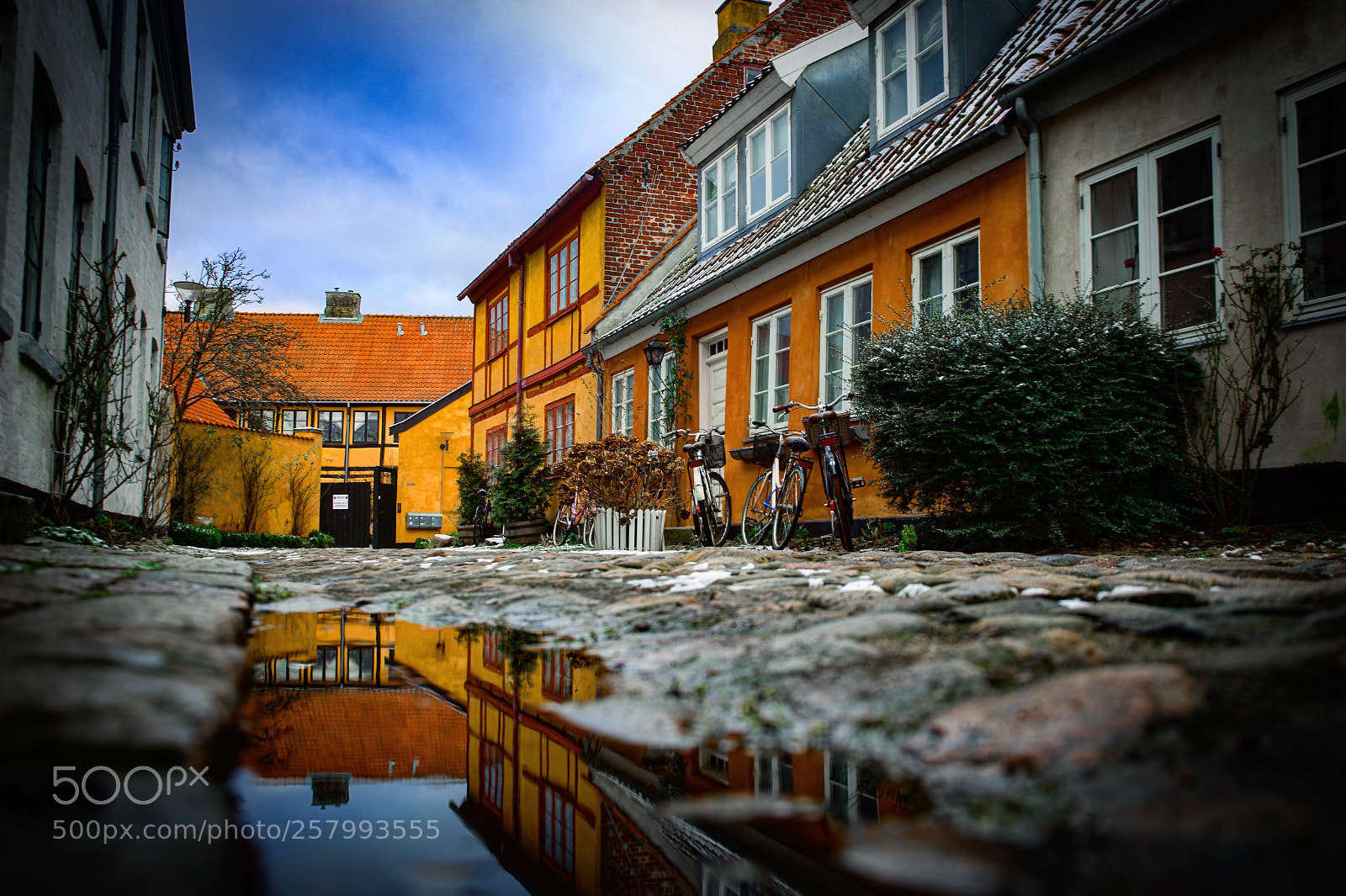 Canon EOS 6D sample photo. Old street in helsingor photography