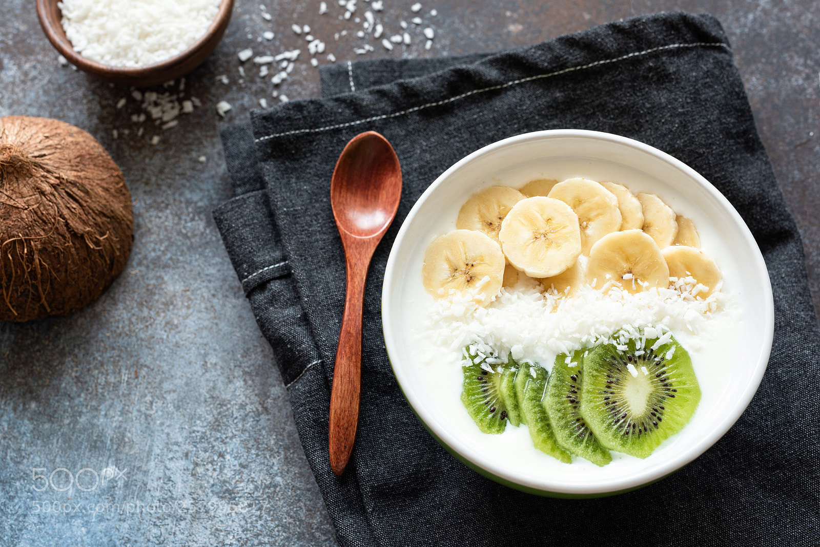 Nikon D810 sample photo. Bowl of natural yogurt photography