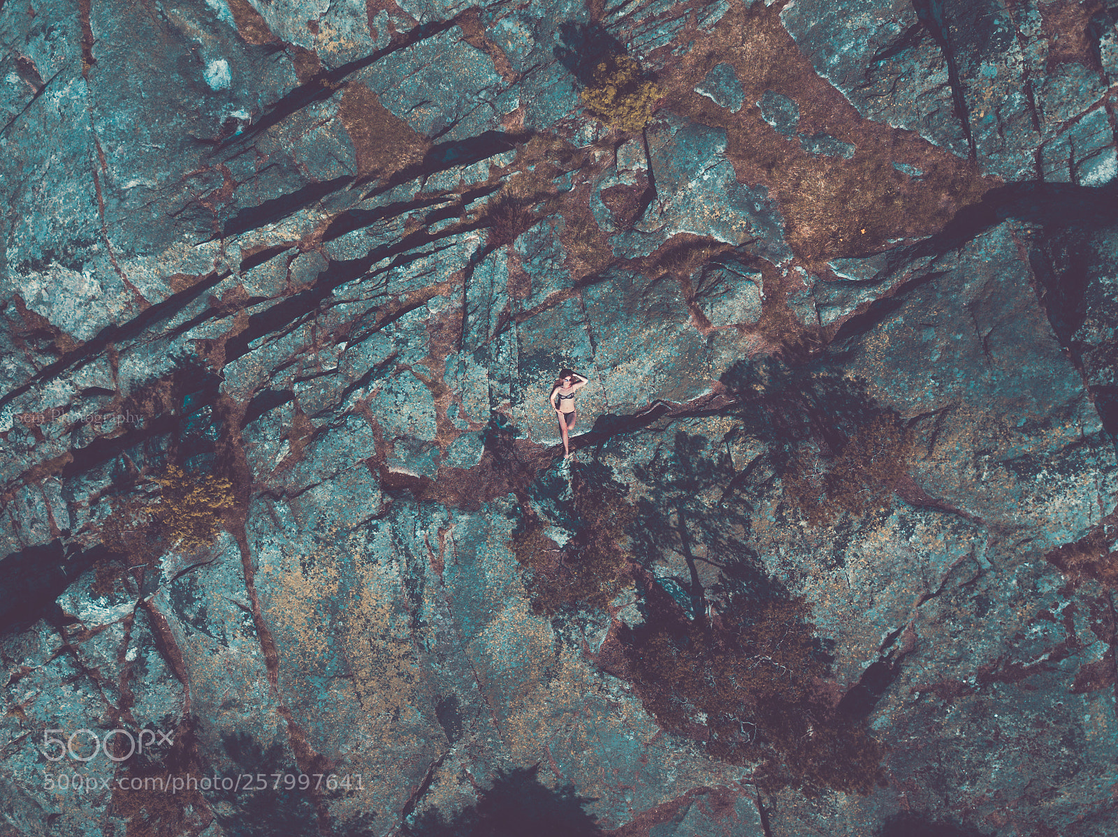 DJI FC220 sample photo. Rocky model photography