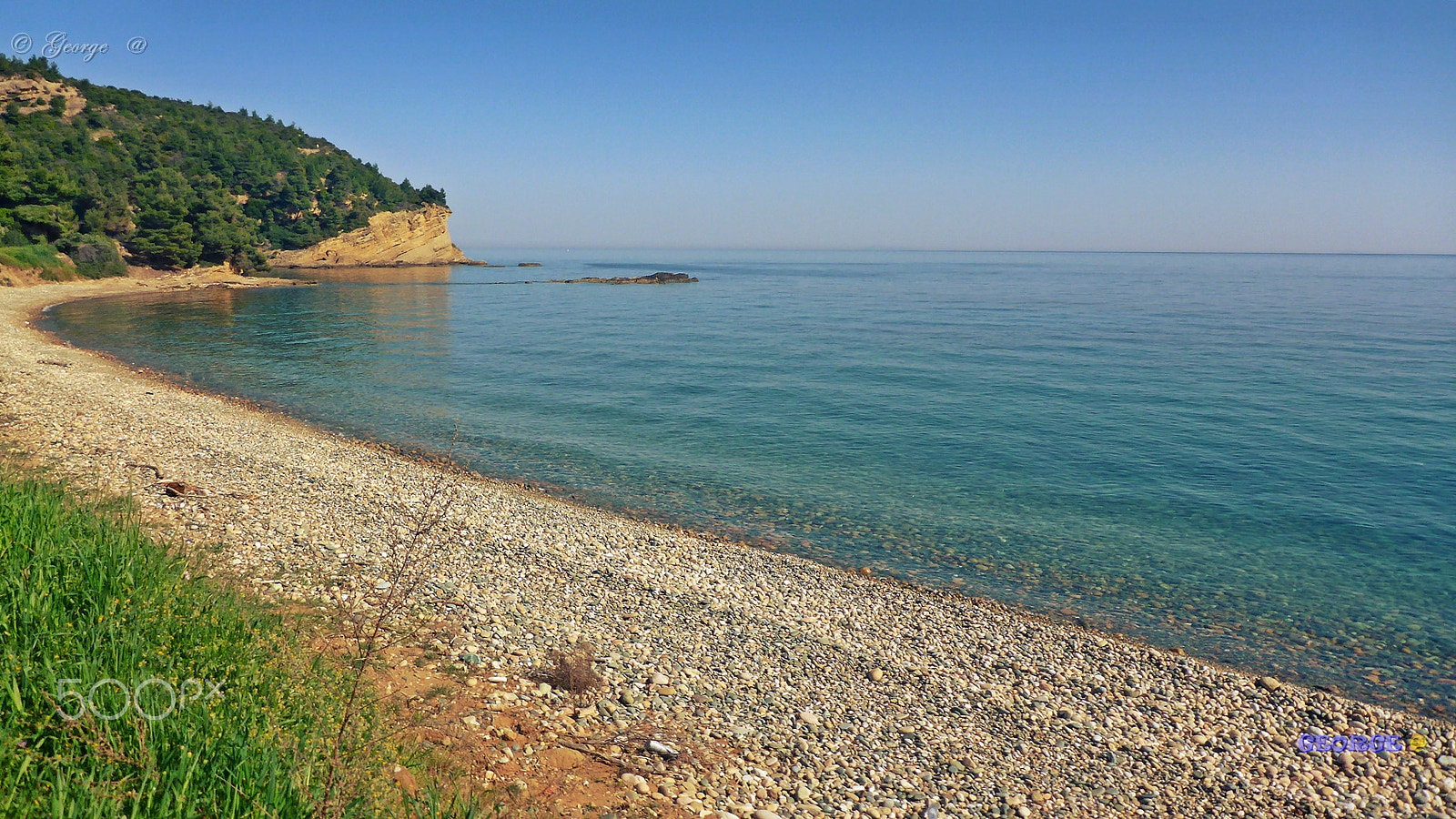 Panasonic Lumix DMC-TS5 (Lumix DMC-FT5) sample photo. Lonely beach agios georgios, kassandra chalkidiki (halkidiki) - greece photography