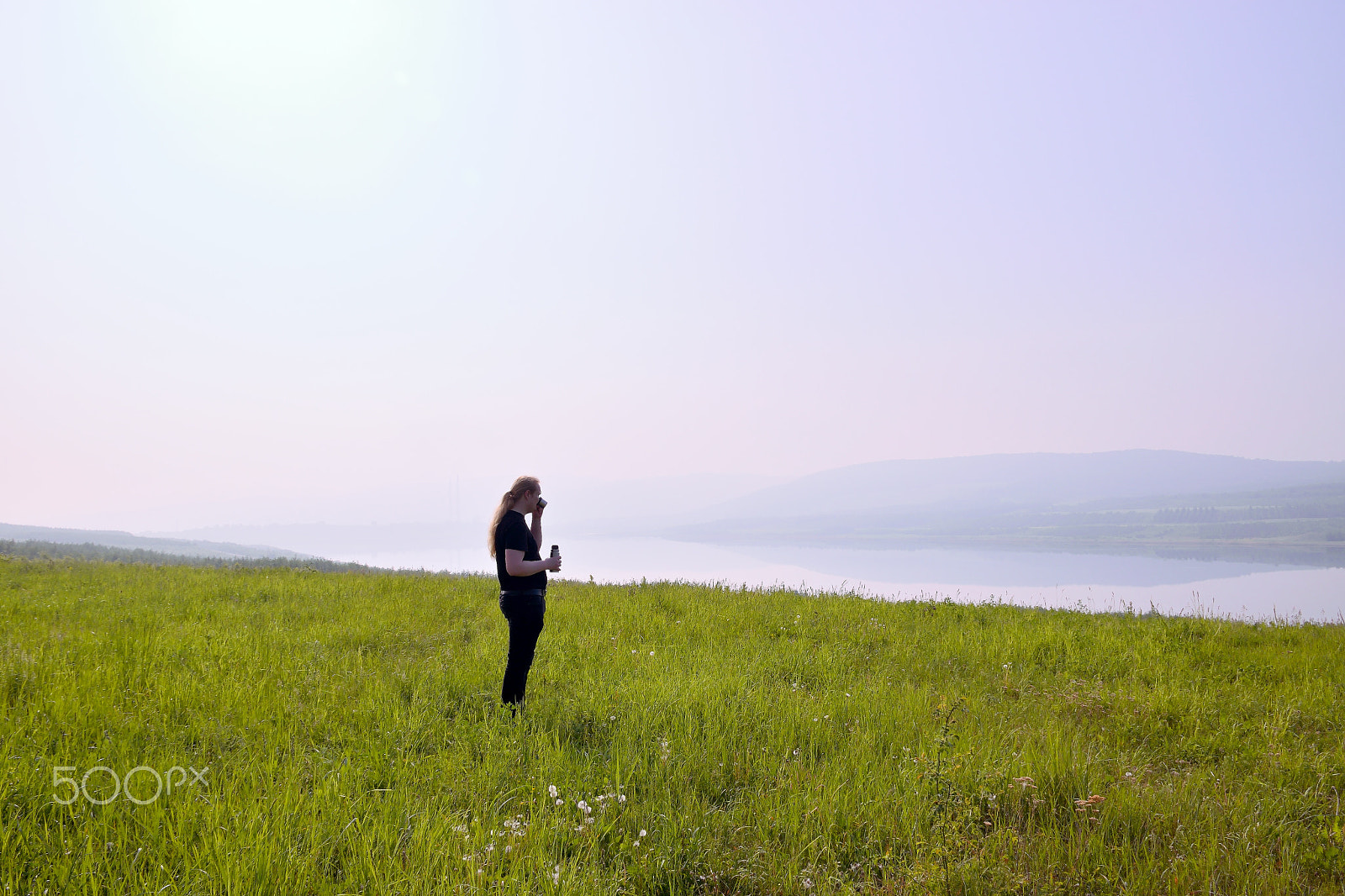 Nikon D5300 sample photo. Chabarovice, czech republic - may 12, 2018: photographer of this photography on meadow is... photography