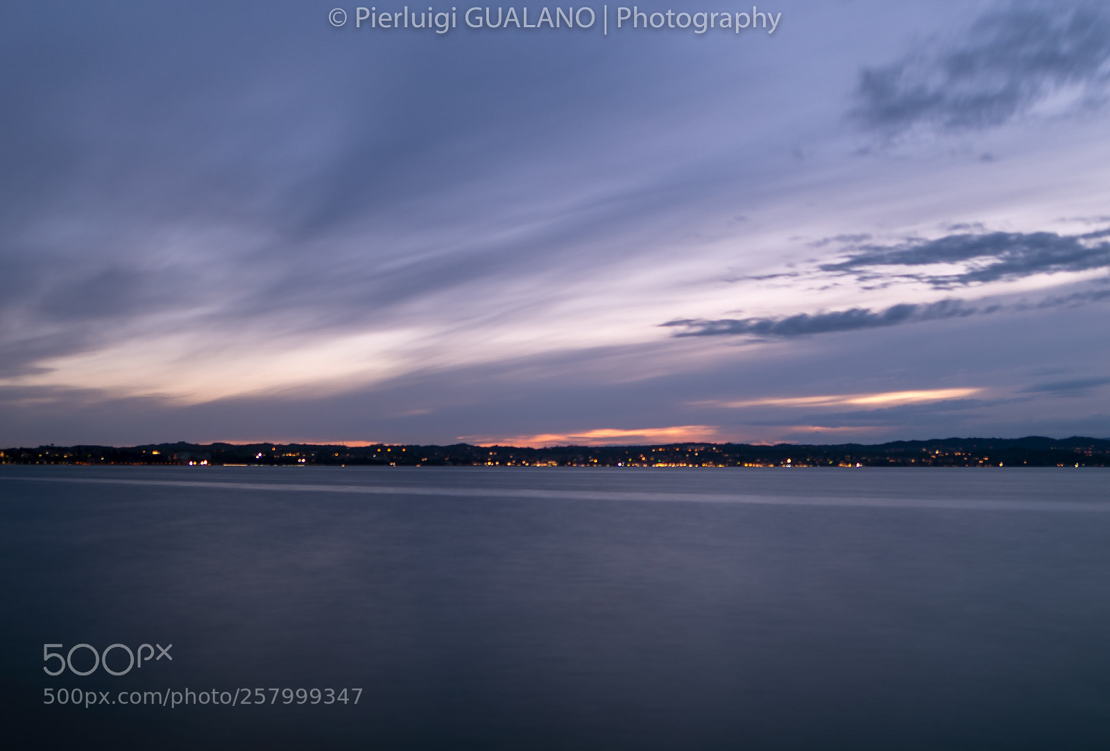 Nikon D850 sample photo. Sunset on lake garda photography