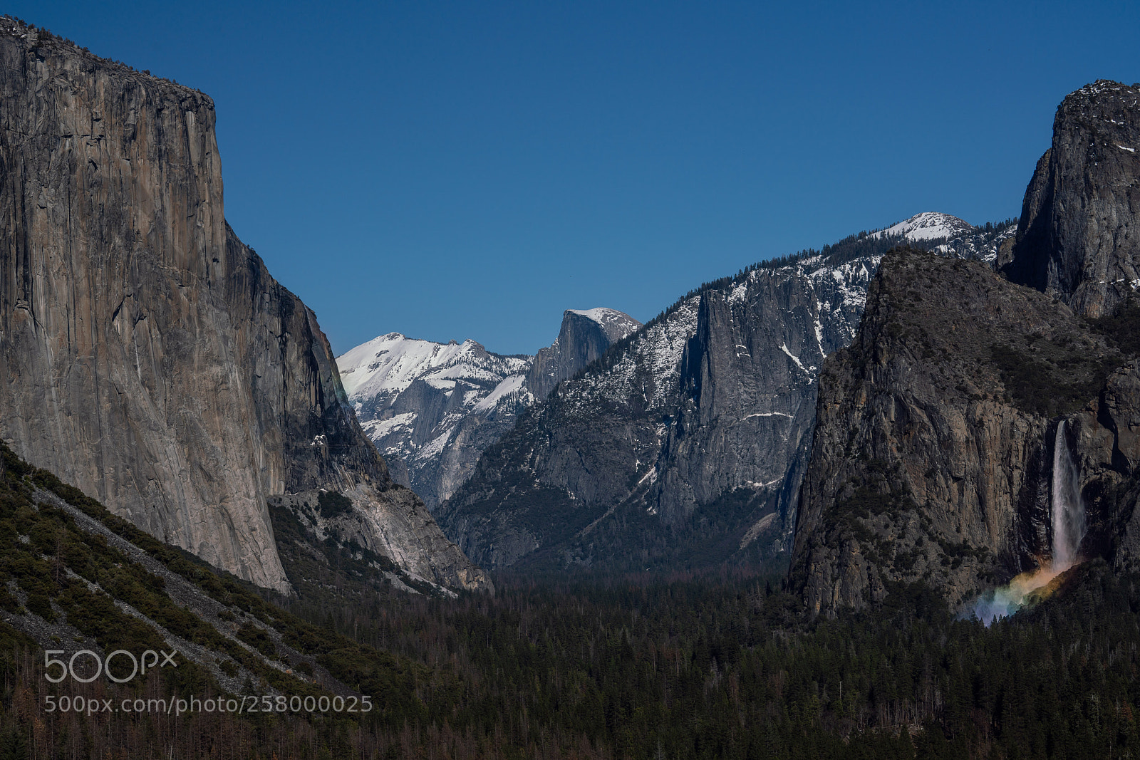 Sony a7R III sample photo. Magic rainbow in bridalveil photography