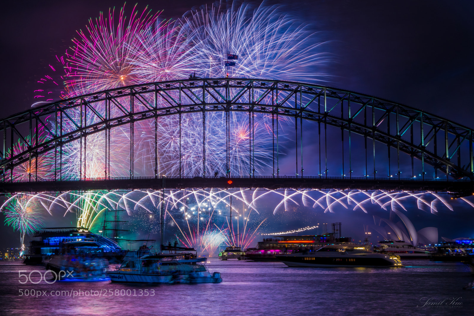 Canon EOS 80D sample photo. Sydney 2018 new year firework photography